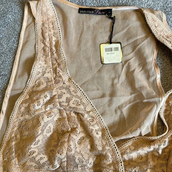 Lisa’s Folly LUXE Turquoise Silk Dress Slip NWT S - Picture 3 of 5